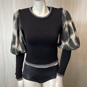 Conditions Apply Emaleen Puff Sleeve Top; Size: XS